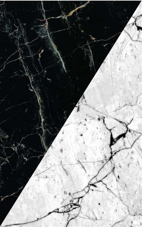 Download The Abstract Beauty Of Black And White Marble