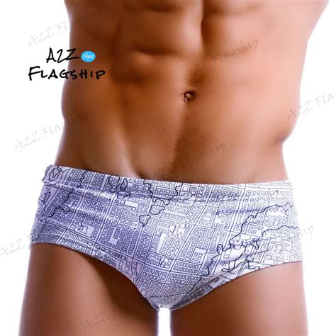 Waterplay Men Swimwear Sexy Swim Trunk Swimming Bikini Briefs Boxer Summer Beach Surfing Uxh