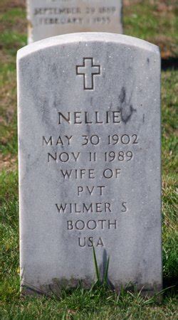 Nellie Calder Booth Memorial Find A Grave