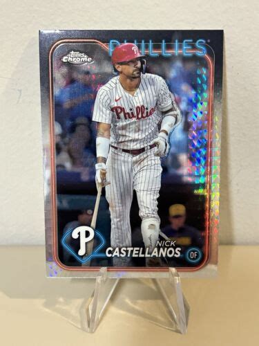 Topps Chrome Prism Refractor Nick Castellanos Philadelphia