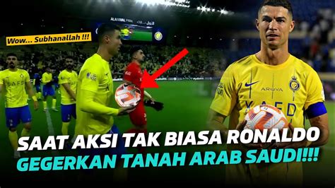 Aksi Tak Biasanya Bikin Komentator Heran Lihat Aksi Ronaldo Jadi