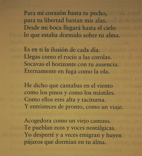 Just Let It Be Pabloneruda World Pablo Neruda Veinte