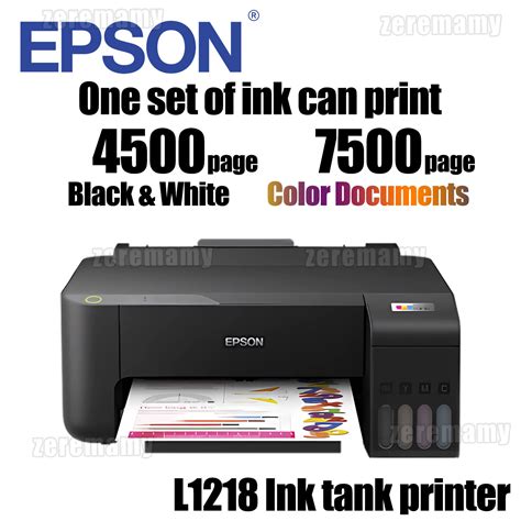 Epson Epson L Color Printer Ink Tank Printer Ink Not Included Lazada