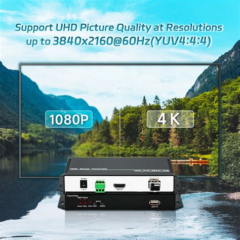 4k 60 Hdmi Kvm Optical Fiber Extender Orivision