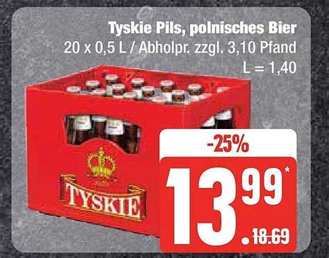 Tyskie Pils Polnisches Bier Angebot Bei Edeka Prospekte De