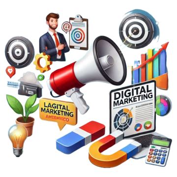 digital marketing concept ads png transparent images