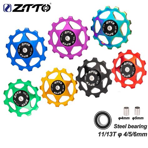 ZTTO Desviador Trasero Para Bicicleta De Monta A Polea De Rodamiento De