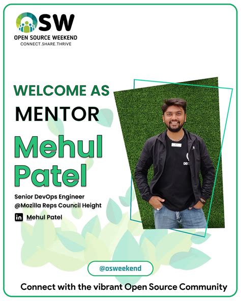 Open - 🌟 We are delighted to welcome Mehul Patel as a Mentor at Open