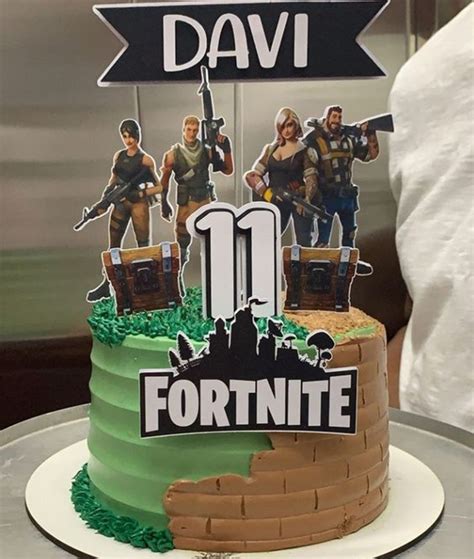 Ideas Para Un Pastel De Cumplea Os De Fortnite Decoracion Para Fiestas