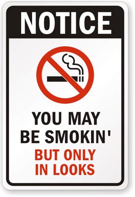 Funny No Smoking Signs To Print - ClipArt Best