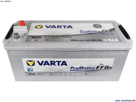 Аккумулятор Varta Promotive EFB 190Ah 1050A