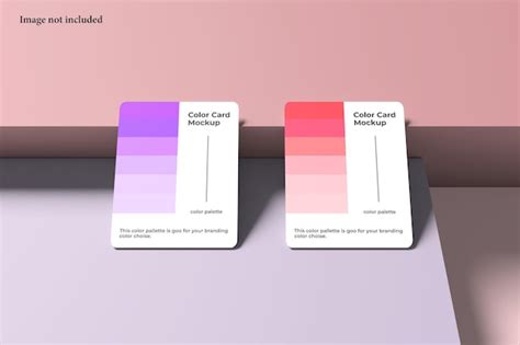 Modelo De Cart O De Esquema De Cores Pastel Psd Premium