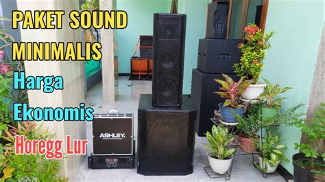 Paket Sound Minimalis Murah Berkualitas Komplit Power Dan Mixer Siap