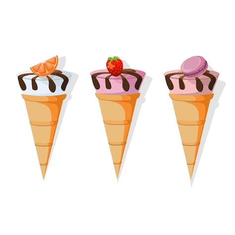 Colecci N De Helados Vector Gratis