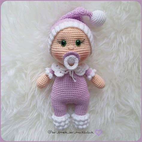 Samyelinin Rg Leri Amigurumi Doll Pacifier Baby Free English Pattern