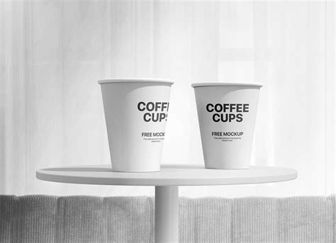 Free Paper Coffee Cups Mockup Psd Good Mockups