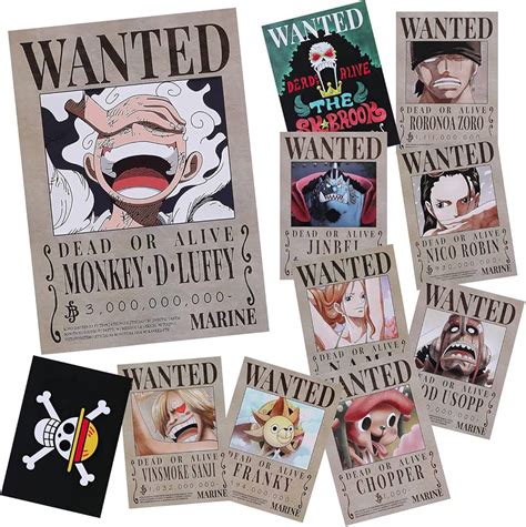 Thepaper9store One Piece Wanted Posters One Piece 51 Off