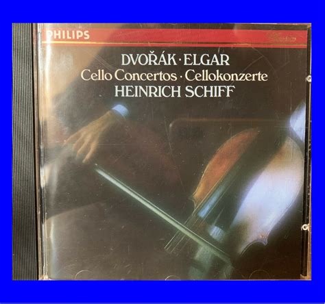 Heinrich Schiff Dvorak Elgar Cello Concerto Philips 412880 2 W