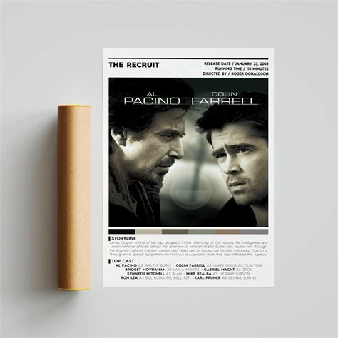 The Recruit Movie Poster / 3 Colors 1 Price / Movie Poster / - Etsy