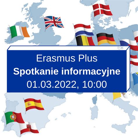 Erasmus Plus 2022 2023 Spotkanie Informacyjne