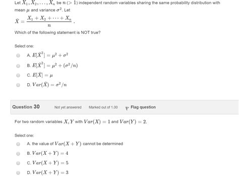 Solved 1 Let X1 Xn Be Independent And Identically D 6e4