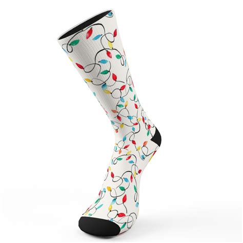 Christmas Lights Decoration - Multi Custom Socks | Shutterfly