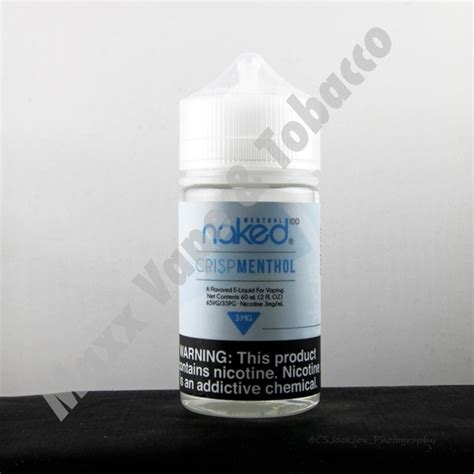 Naked Crisp Menthol Vape Juice Maxx Vape Tobacco