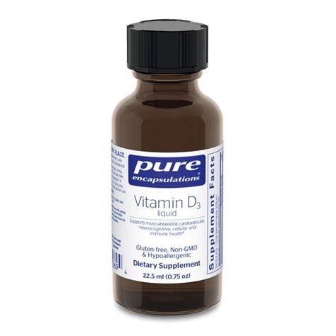 Pure Encapsulations Vitamin D3 Liquid | Ageless Remedies of Roswell