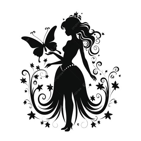 Fantasy Fairy Silhouette Fairy Silhouette Fantasy Png Transparent