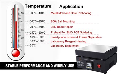 Vevitts V W Led Microcomputer Electric Hot Plate Preheat Soldering Preheating Station