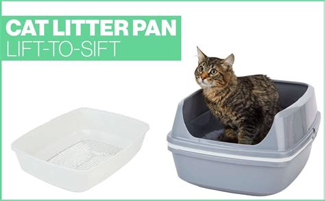 So Phresh Grey And White Lift To Sift Cat Litter Pan 225 L