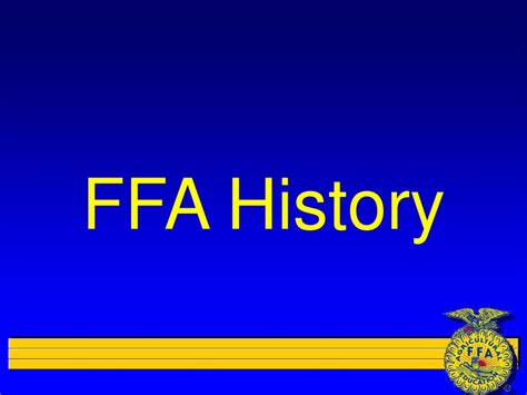 Ppt Ffa History Powerpoint Presentation Free Download Id195139