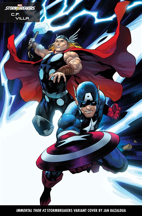 Marvel S Stormbreakers Unleash Captain America Variant Covers