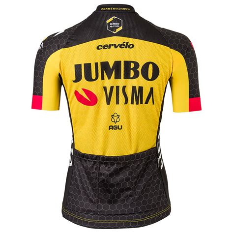 TEAM JUMBO-VISMA Women's Jersey 2021 black - yellow | BOBSHOP