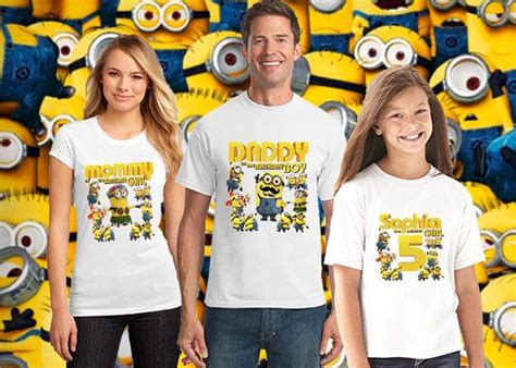 Minions Birthday Shirt Minions Custom Shirt Personalized Minions