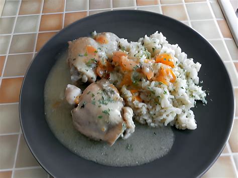 Recette De Blanquette De Poulet Et Son Riz