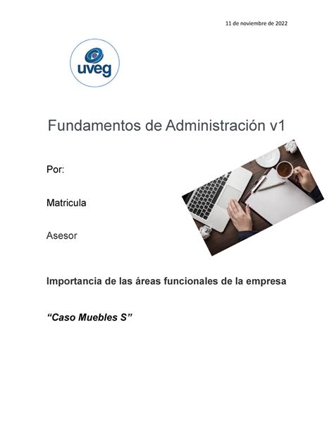 Importancia De Las Reas Funcionales De La Empresa Fundamentos De