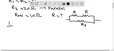 SOLVED Two Identical Resistors Each With Resistance R Are Connected