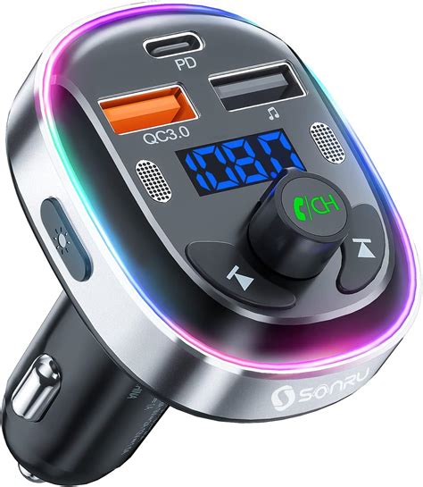 Amazon Bluetooth Fm Transmitter Car Adapter Sonru Stronger