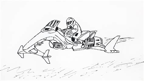 How To Draw A Flying Motorcycle YouTube