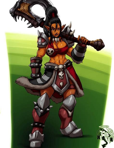 Patreon Commi 1667 Mag Har Orc Warrior By 7th Heaven On