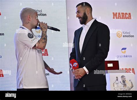 1st juin 2023 Madrid Espagne Karim Benzema a reçu le prix Marca