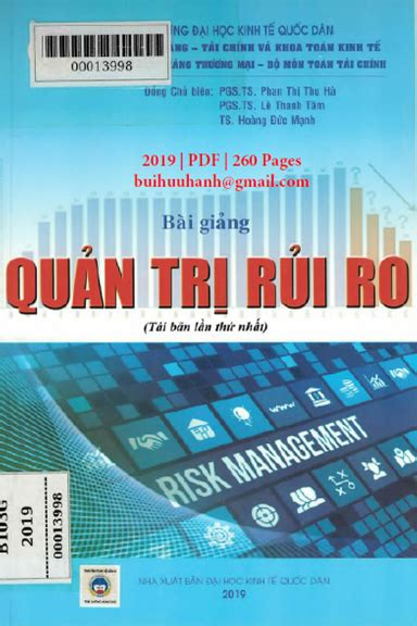 Bài Giảng Quản Trị Rủi Ro NXB Kinh Tế Quốc Dân 2019 Phan Thị Thu Hà