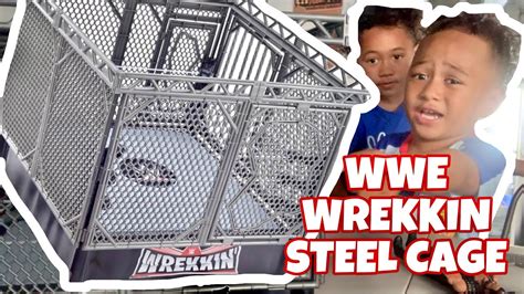 Wwe Wrekkin Collision Cage Toy Review Youtube