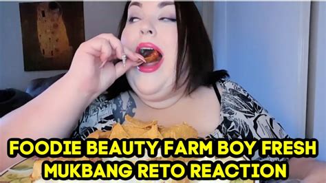 Foodie Beauty Farm Boy Fresh Mukbang | Retro Reaction - YouTube