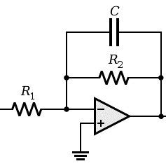 Active low pass filter circuit | Download Scientific Diagram