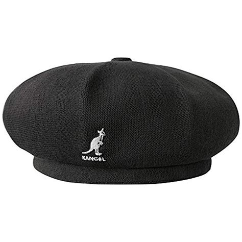 Lyst Kangol Bamboo Jax Beret Hat In Black For Men