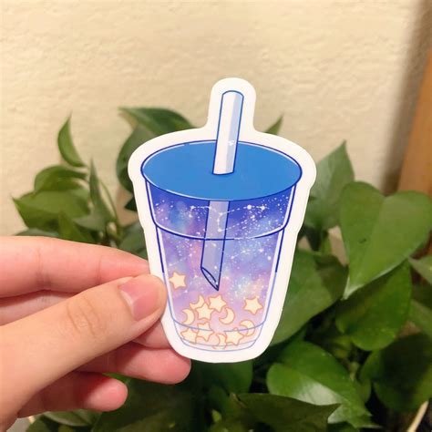 Aesthetic Boba Tea Kawaii Stickers