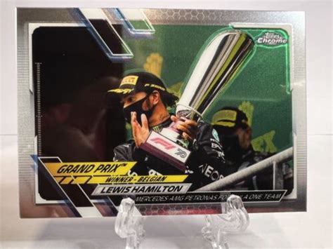 2021 Topps Chrome Formula 1 144 Lewis Hamilton Grand Prix Winners EBay