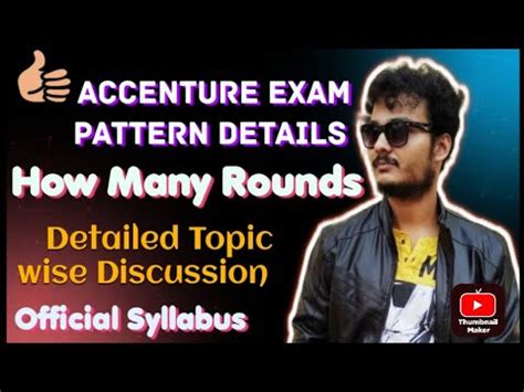 ACCENTURE Exam PATTERN Detailed Topic Wise Official Syllabus